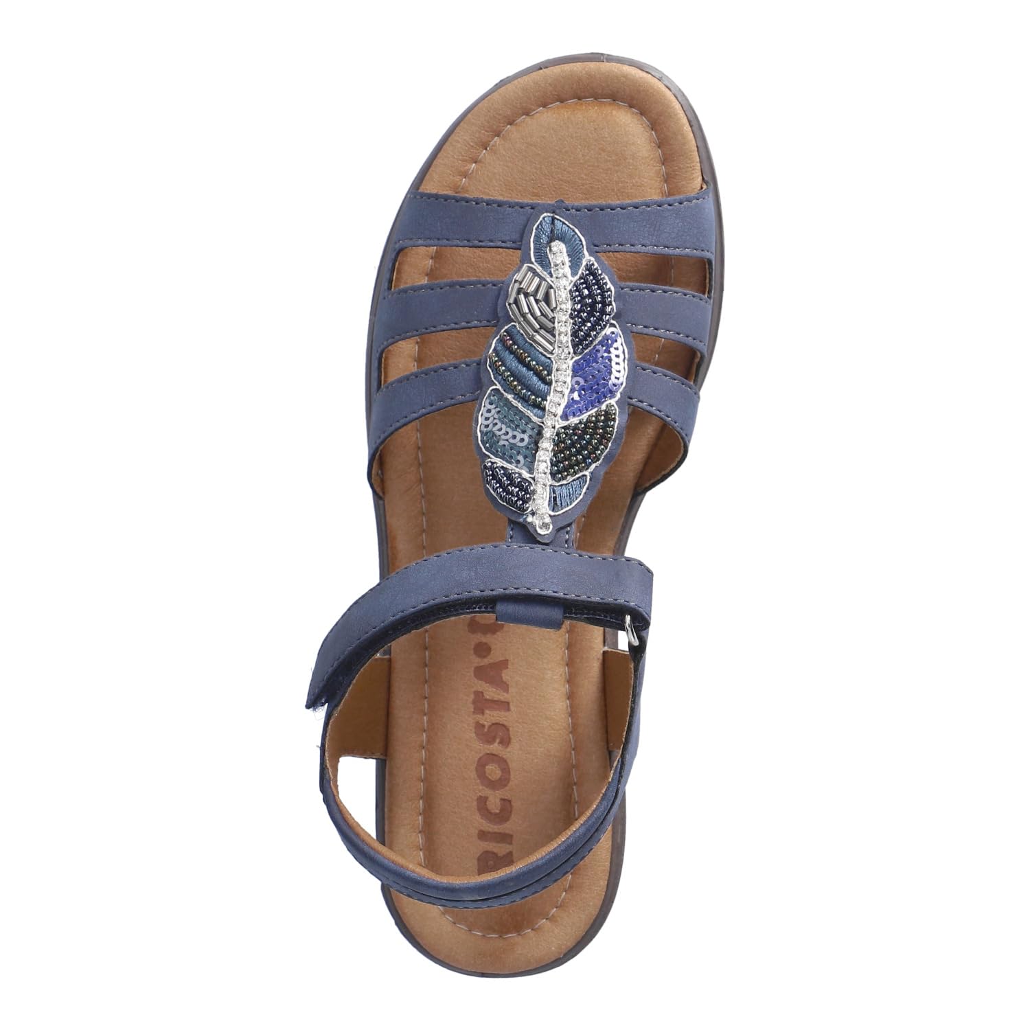 RICOSTA Mädchen Riemchensandalen Amelie, Kinder Sandalen, Weite: MITTEL