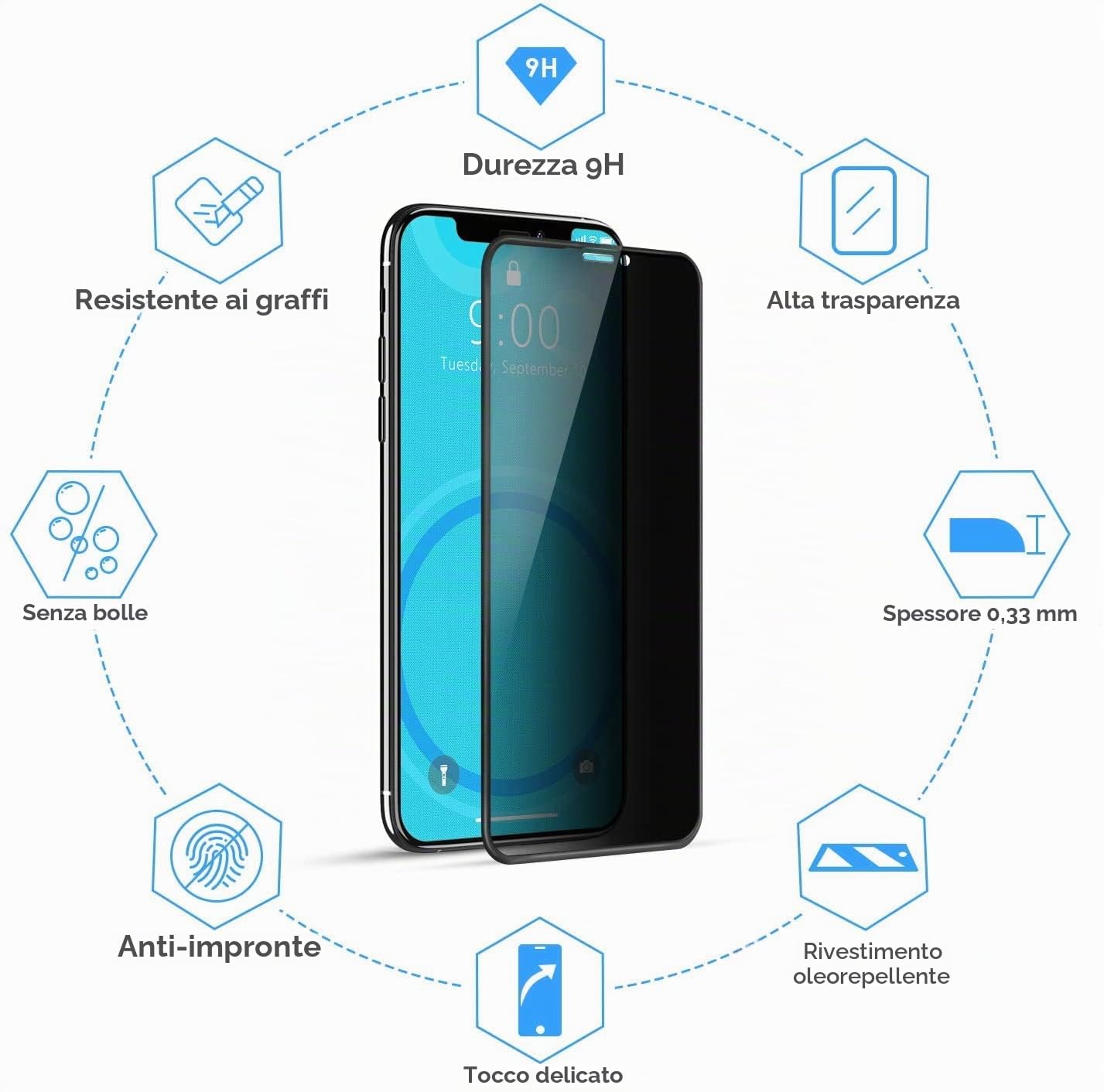 Afikyutu Vetro Temperato per Realme GT 8 Pro, 2 Pezzi Pellicola Afikyutu Vetro Temperato per Realme GT 8 Pro, 2 Pezzi Pellicola