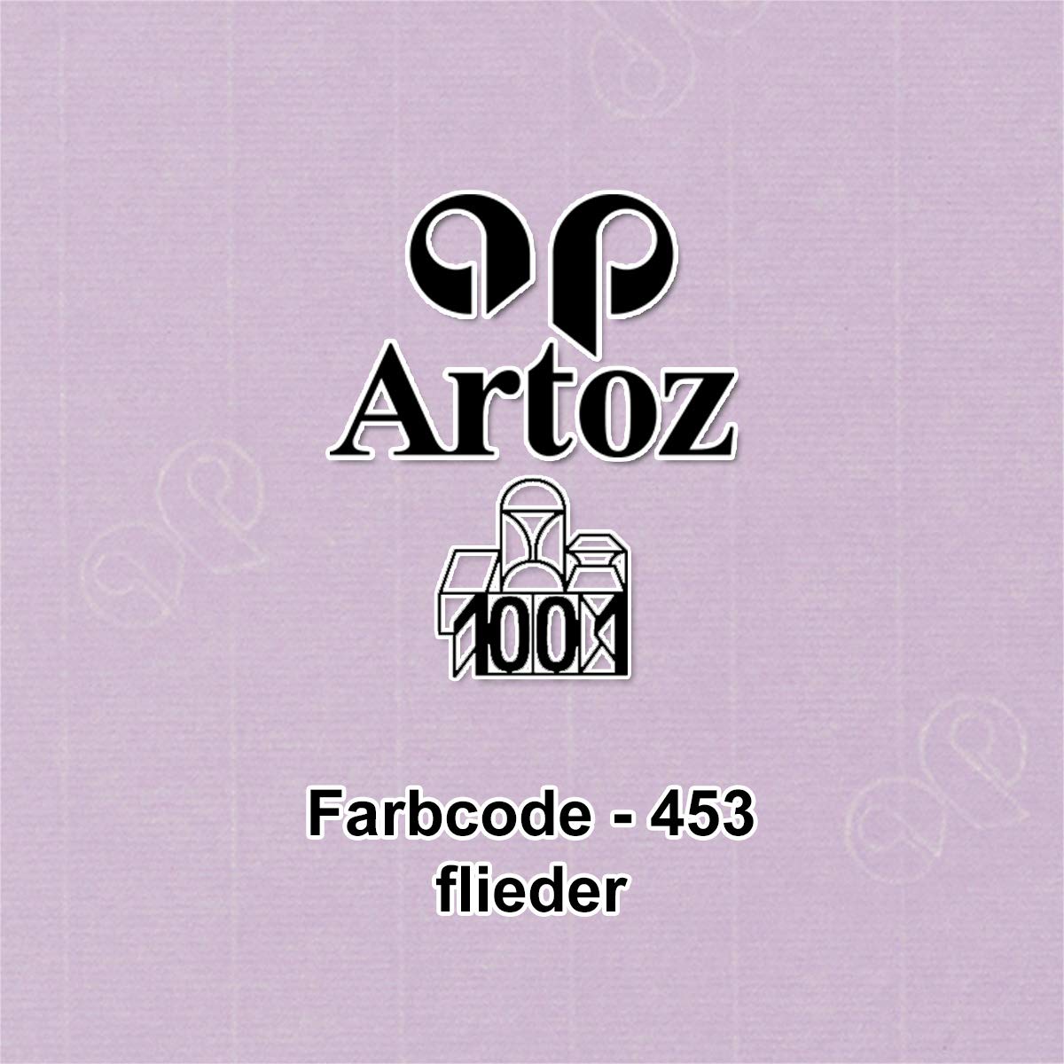 ARTOZ Set di 50 biglietti pieghevoli in formato DIN A5 con buste, colore lilla (viola), 148 x 210 mm, con buste per lettere, 220 g/m²
