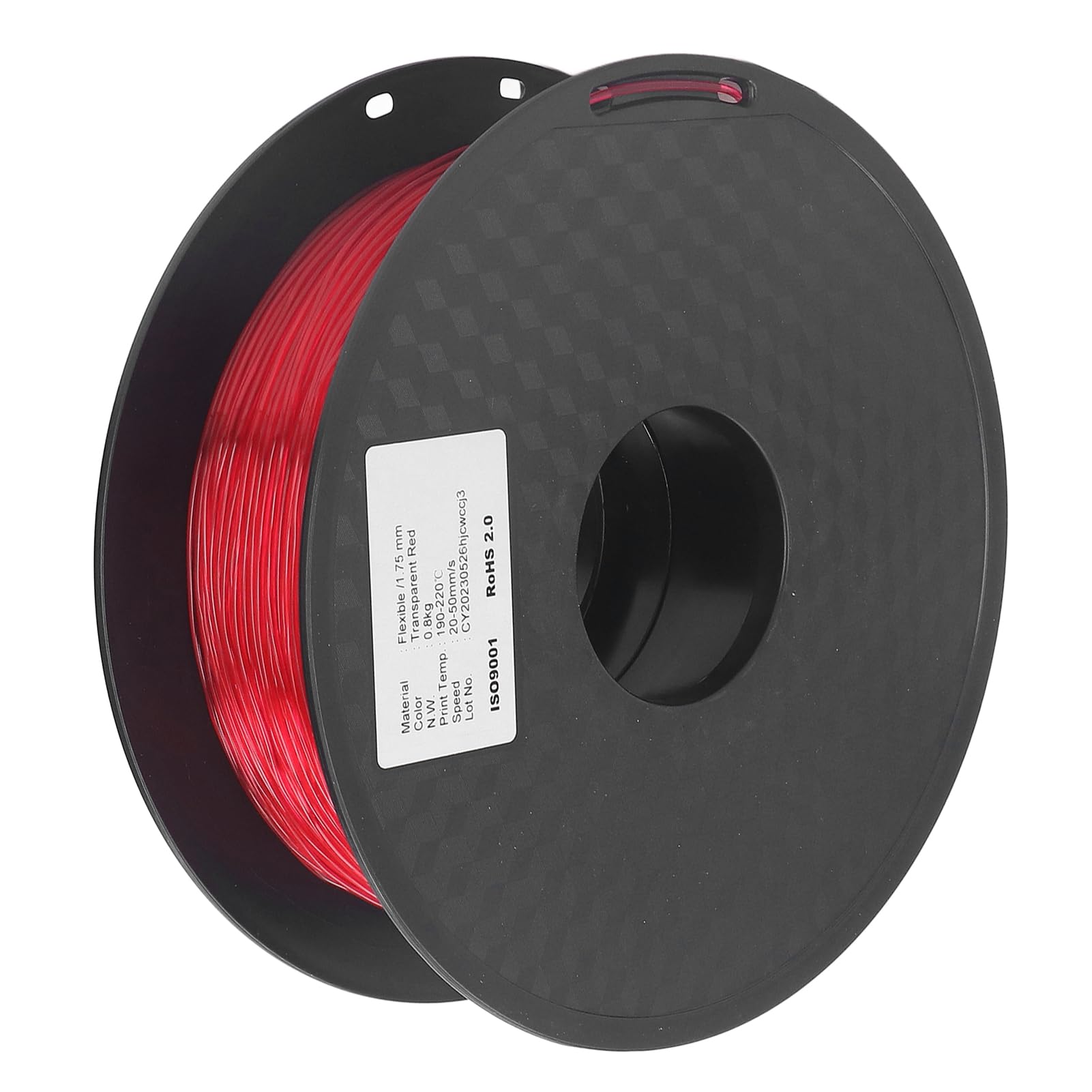 Cryfokt Filament TPU 1,75 Mm, Elastyczny, o Wysokiej Przepuszczalności, Bez Zatykania, do Materiałów Eksploatacyjnych do Drukarek 3D, Stabilny i Trwały, Zapewniający Płynne Podawanie i Stabilny Druk