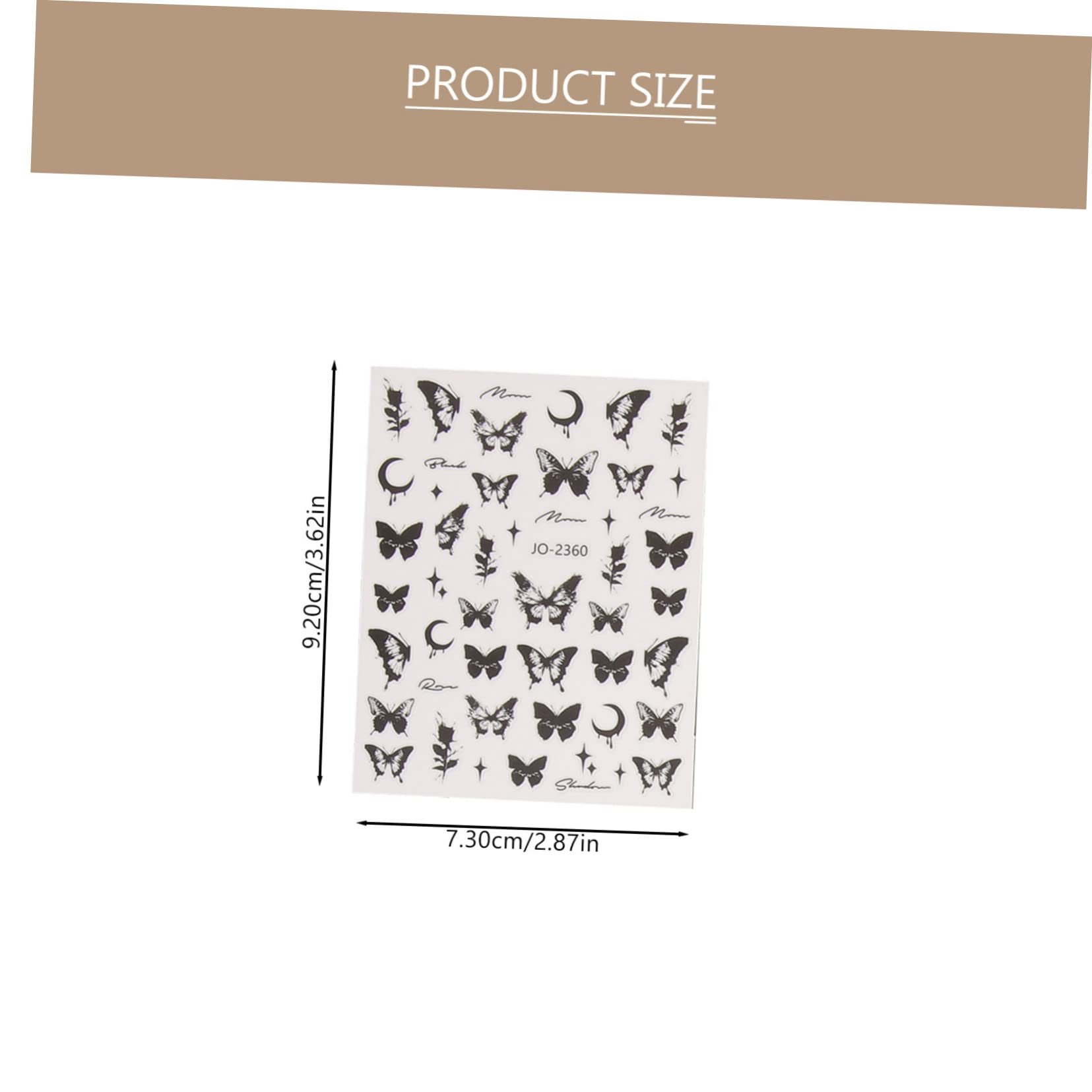 Healvian 60 Hojas De Pegatinas Para Decoración De Uñas Calcomanías Para Uñas Mariposas Decoración Artística De Uñas Cápsulas De Lavado Pegatinas Para Uñas Calcomanías Para Decoración
