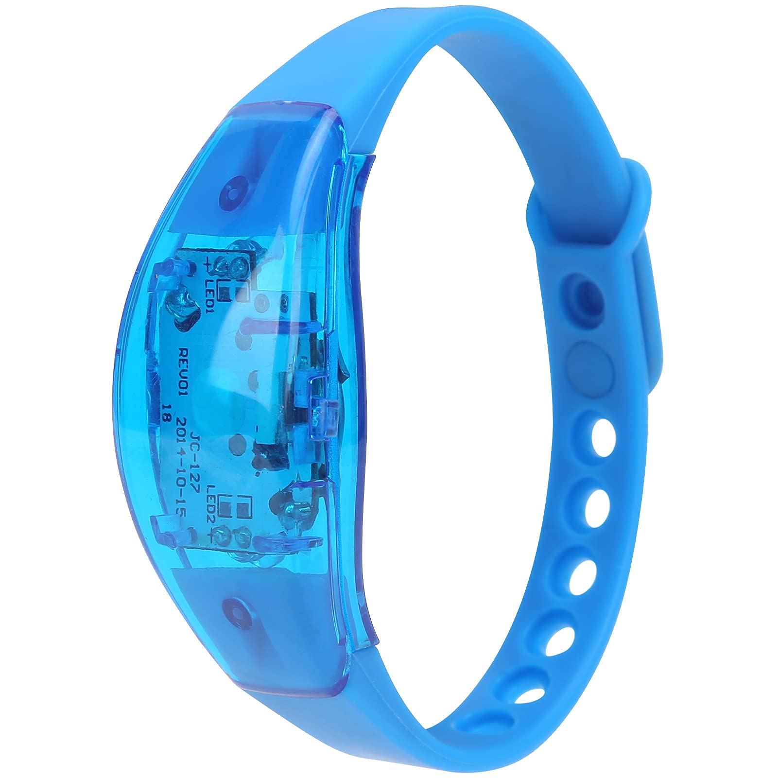 Adjustable LED Bracelet, Flashing Wristband 3 Light Modes Notable for Music Concerts for Night Run for Parties