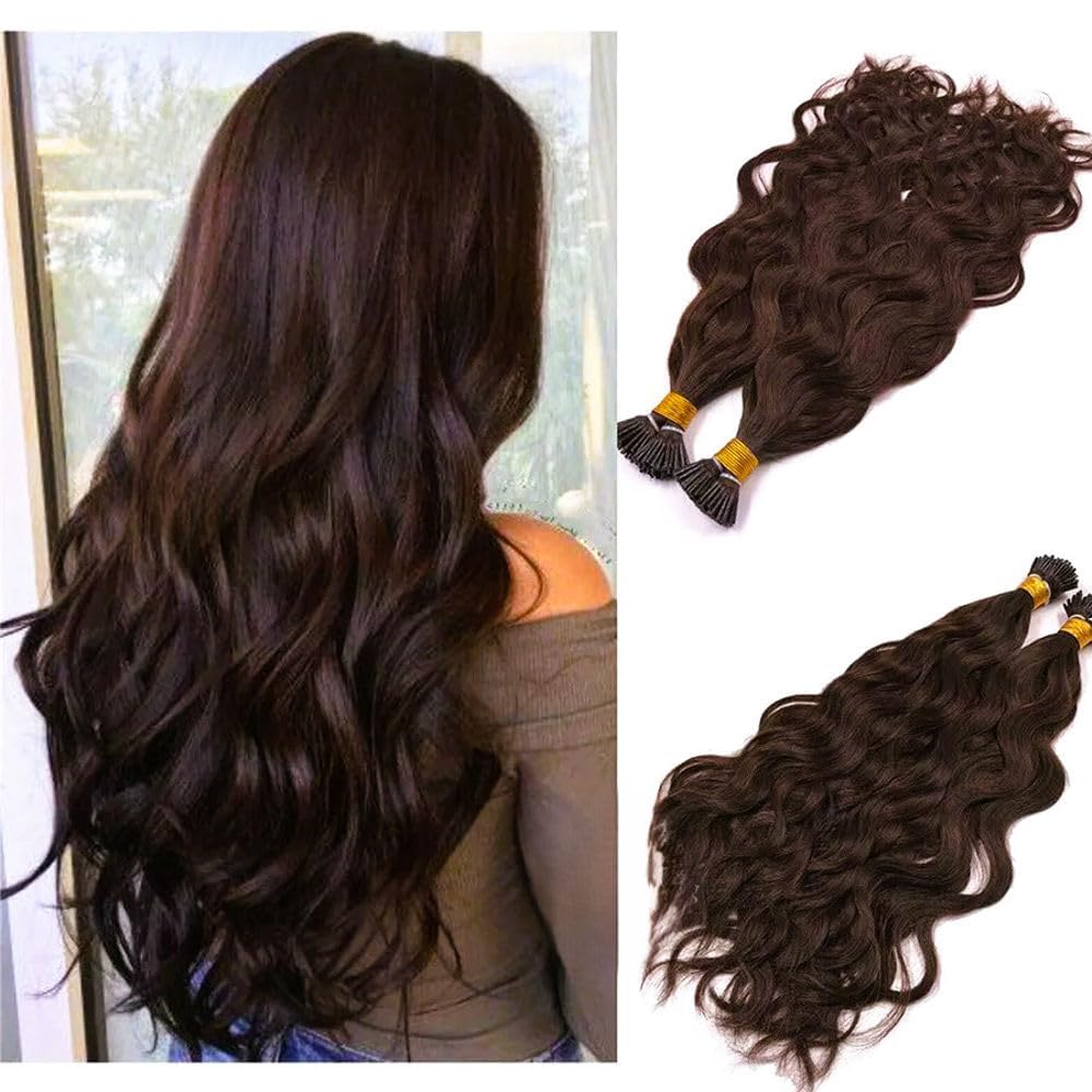 BARBARIKA HAIR EXIM I-Tip Curly Real Human Hair Extensions for Women & Gilr, 16 Inch, Natural Black, 15 Strands | Add Instant Length & Volume | Soft, Washable & Tangle-Free-image-11
