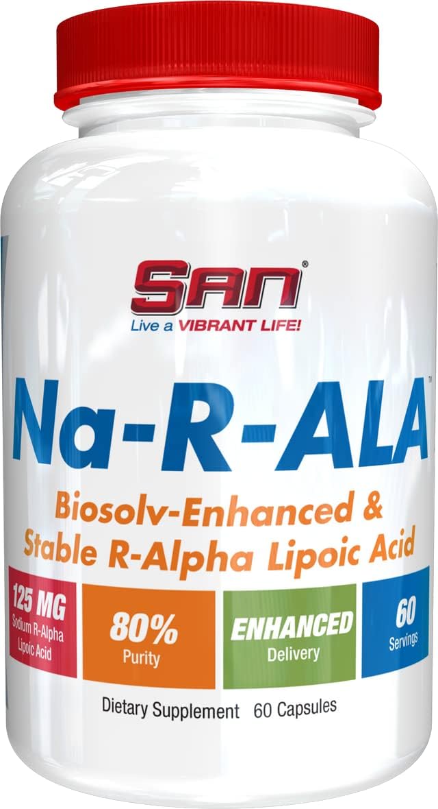 Amazon.com: SAN’s Na-R-ALA - Stabilized R-Alpha Lipoic Acid 125mg per ...