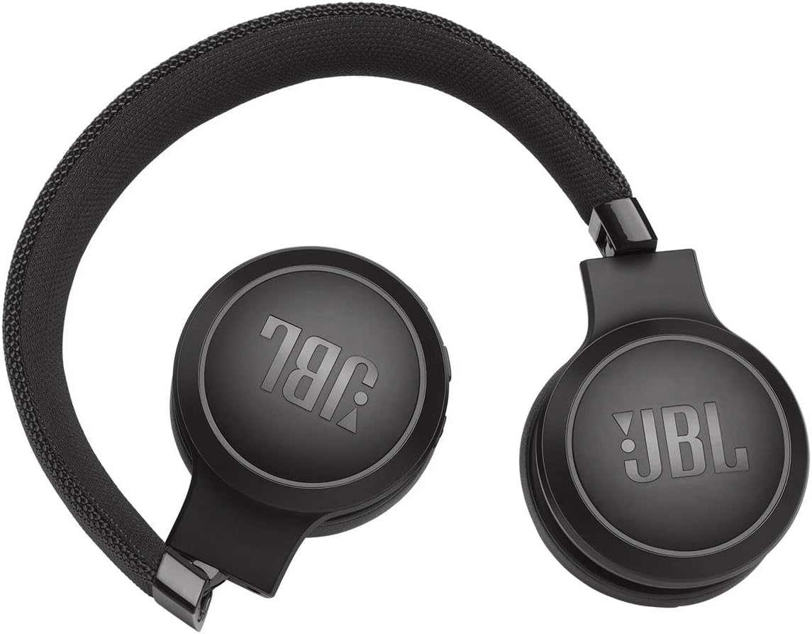 JBL LIVE 400BT headphones folded for storage