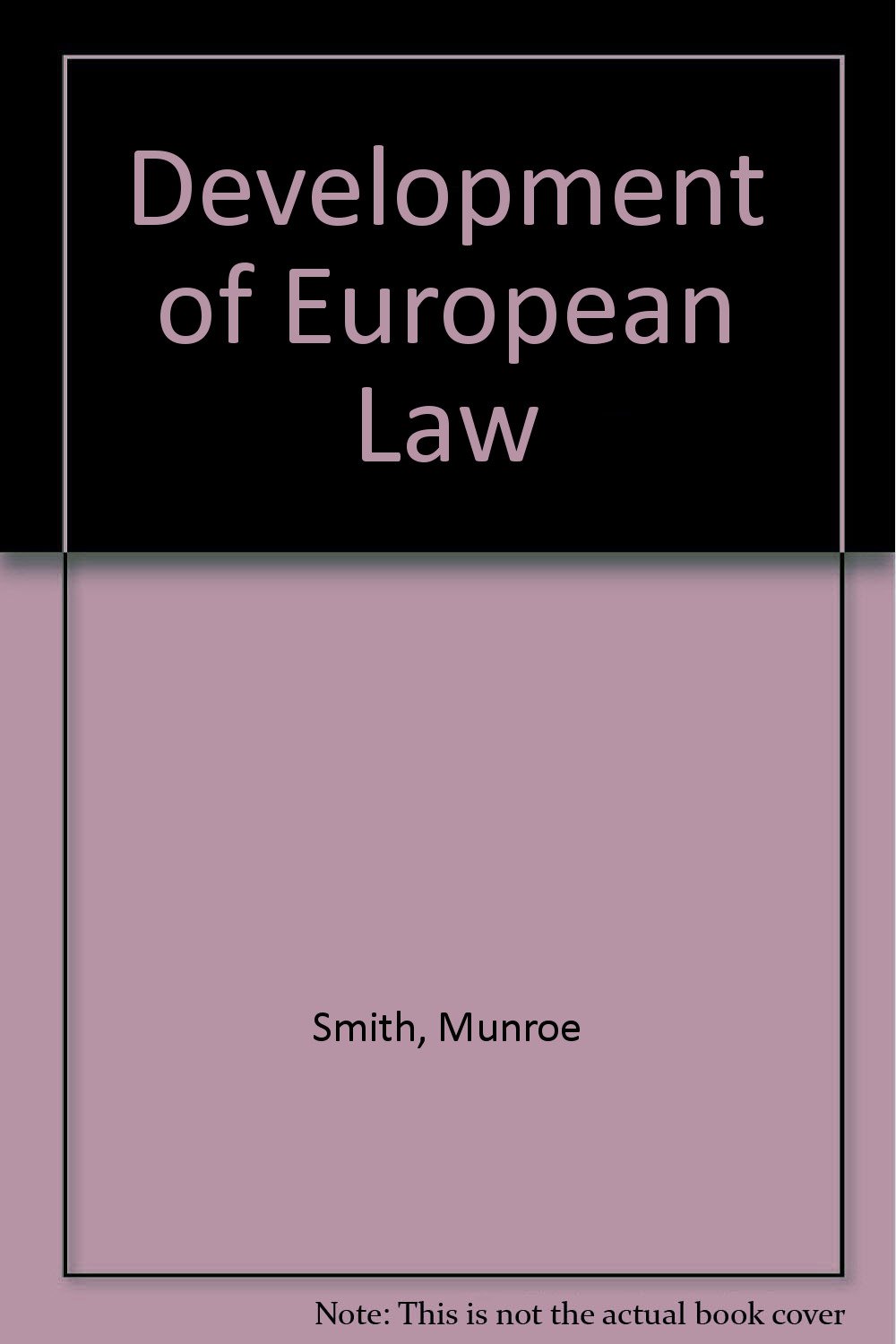 Buy Development of European Law — BookShops.in