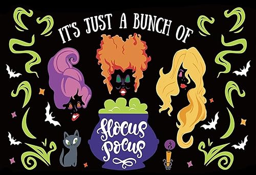 Miniatura 2 de Fondo de fotografía de hermanas de brujas de Halloween de 7 x 5 pies, telón de fondo para fiesta de Halloween, para beber, brujas, baby shower,