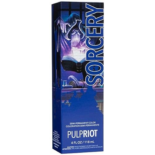 P.R. Pulp Riot Tinte semipermanente para el cabello, 4 onzas, Sorcery, 4 onzas líquidas (paquete de 1)