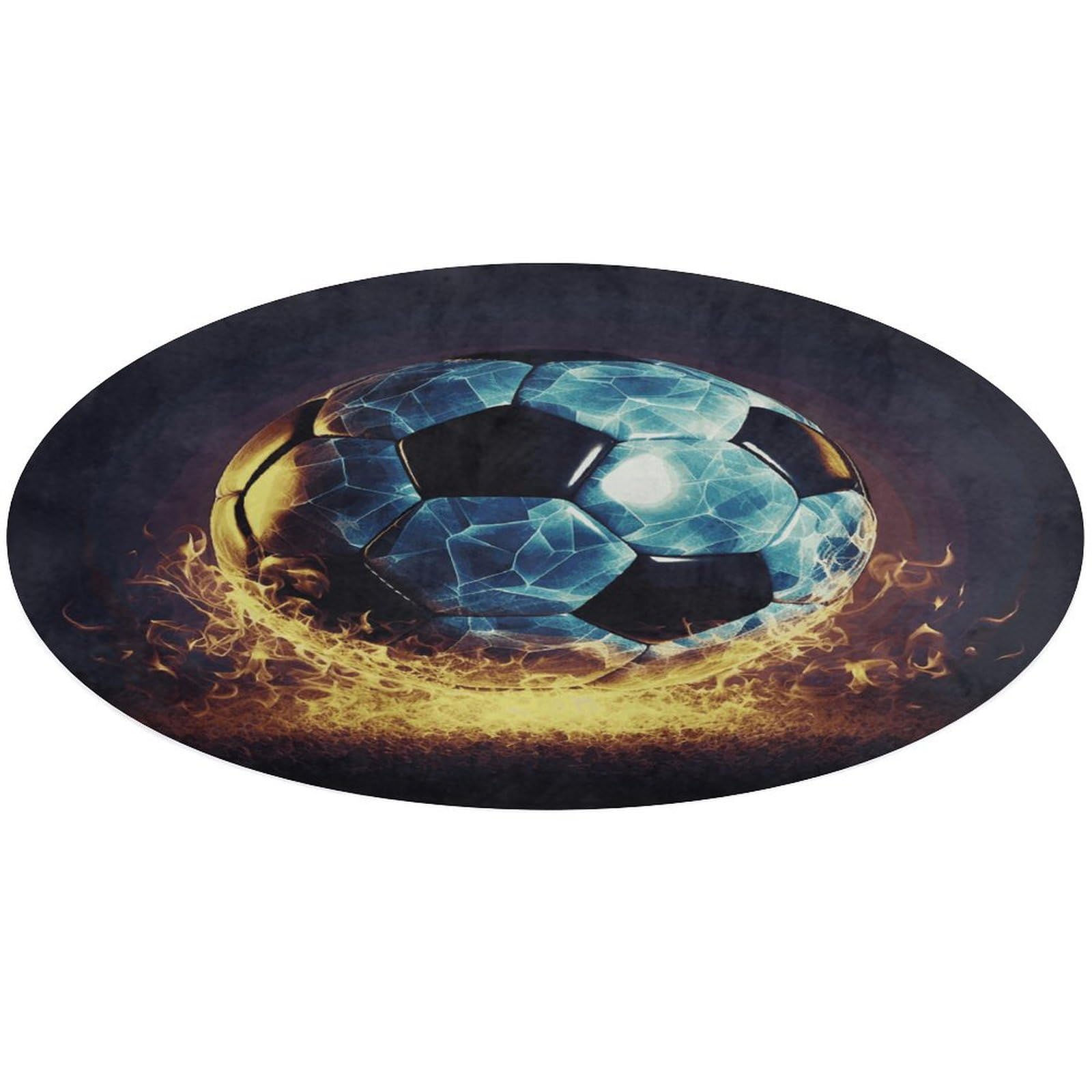 Tapis de sol rond absorbant salle de bain antidérapant cuisine et bureau