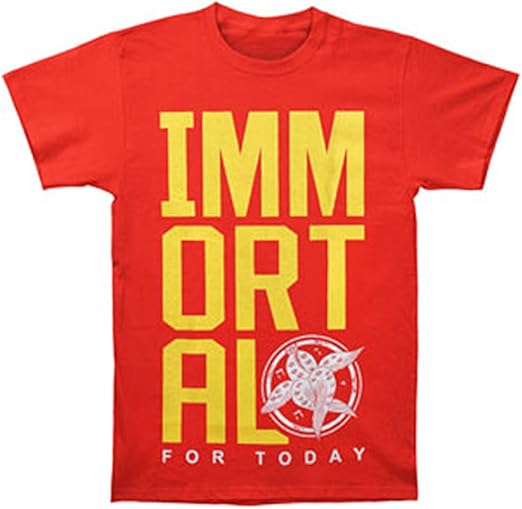 For Today Men�s Immortal TShirt Medium Red