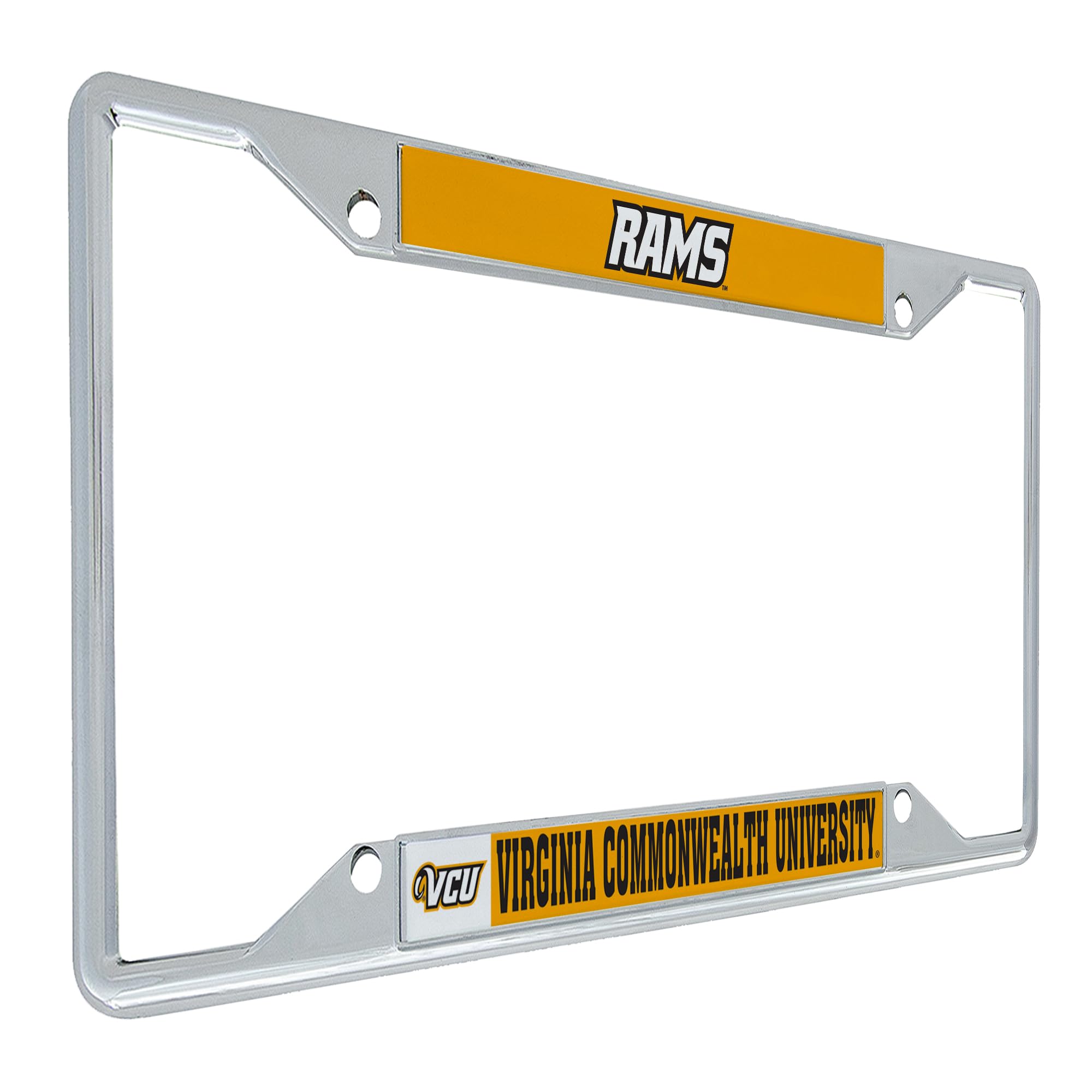 Desert Cactus Virginia Commonwealth University VCU Rams Metal License Plate Frame for Front or Back of Car Officially Licensed (Mascot)