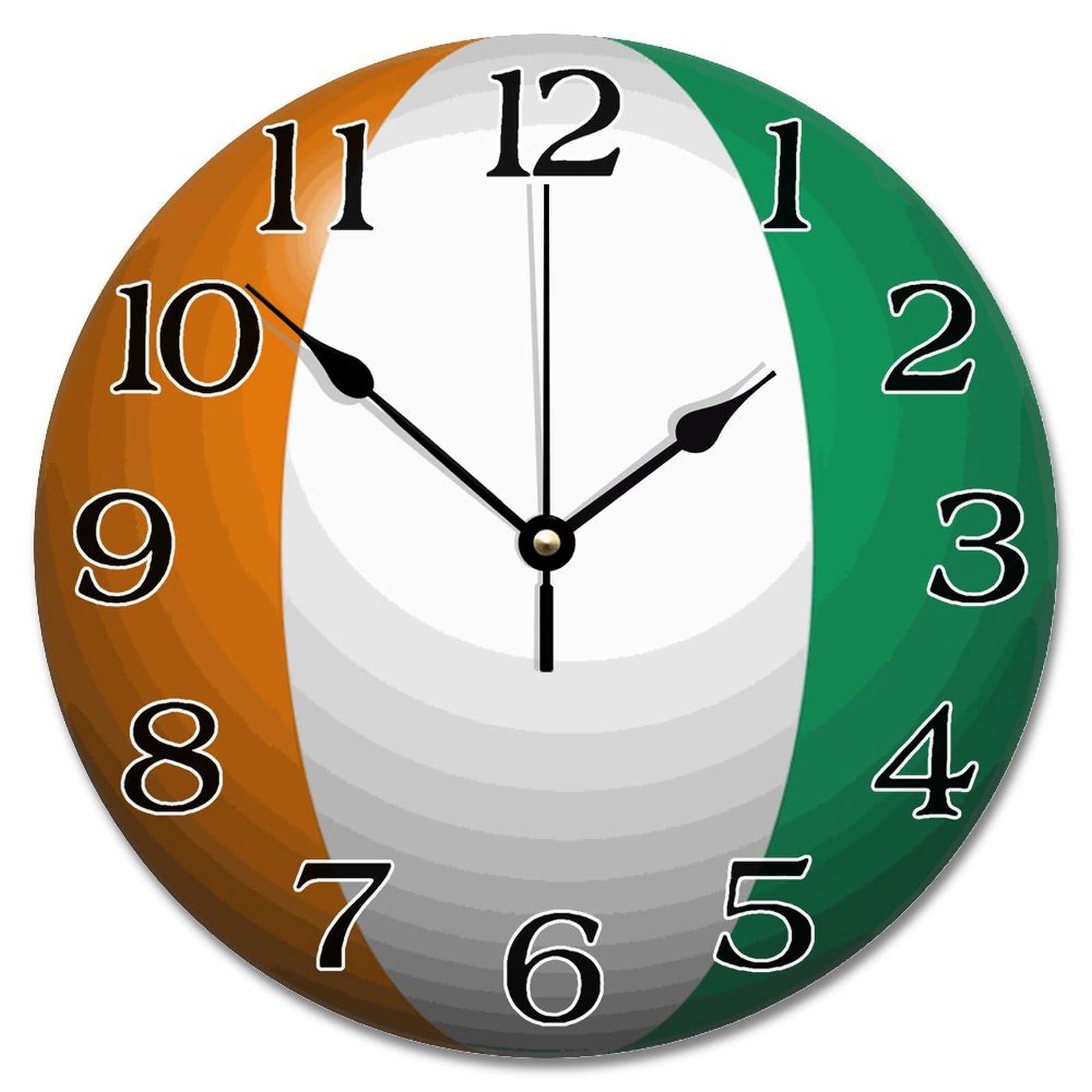 Horloge murale Côte d'Ivoire pour chambre et espace de bureau