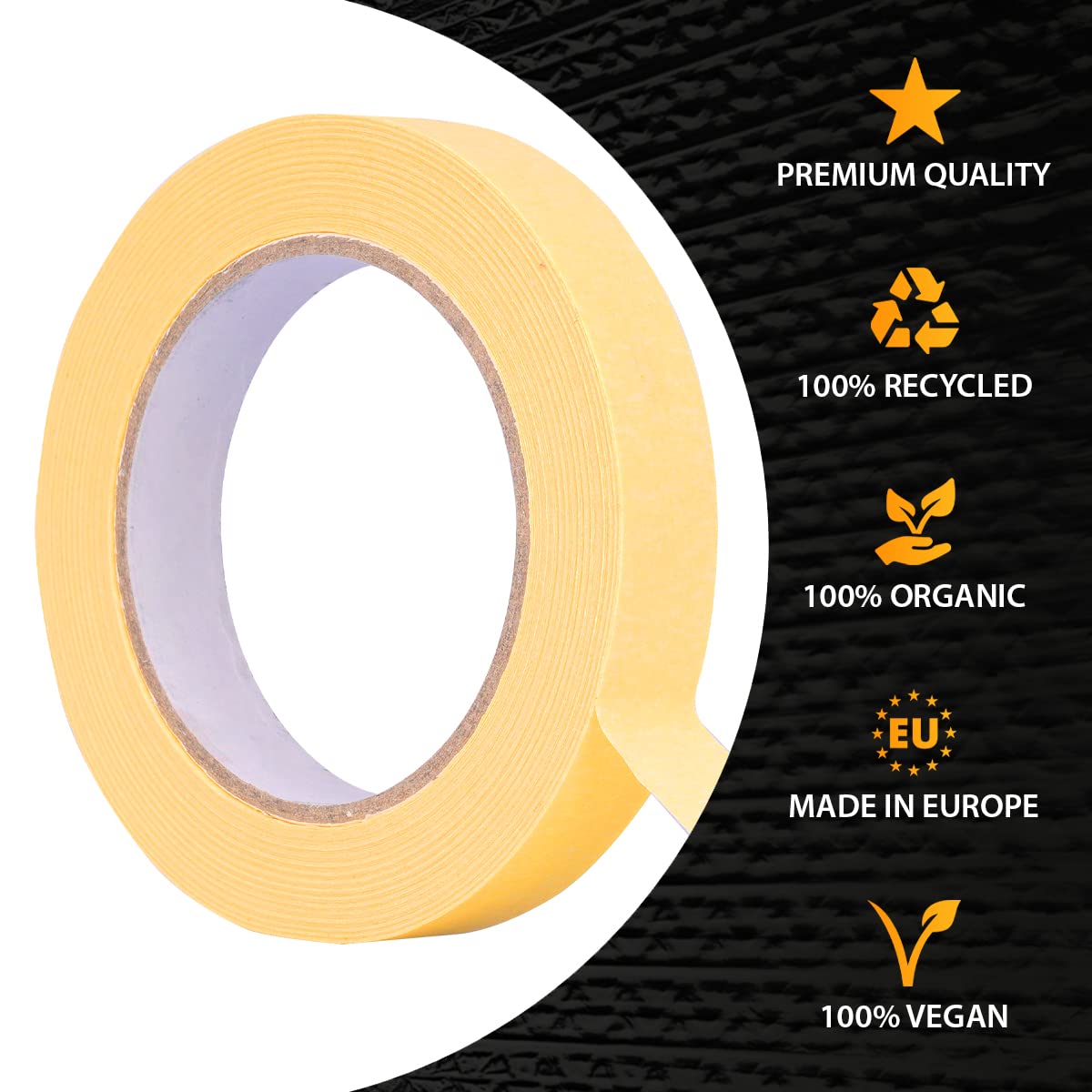 verpacking 36 Nastri per mascheratura 19 mm x 50 m | nastro di carta per pittura | nastro da imbianchino