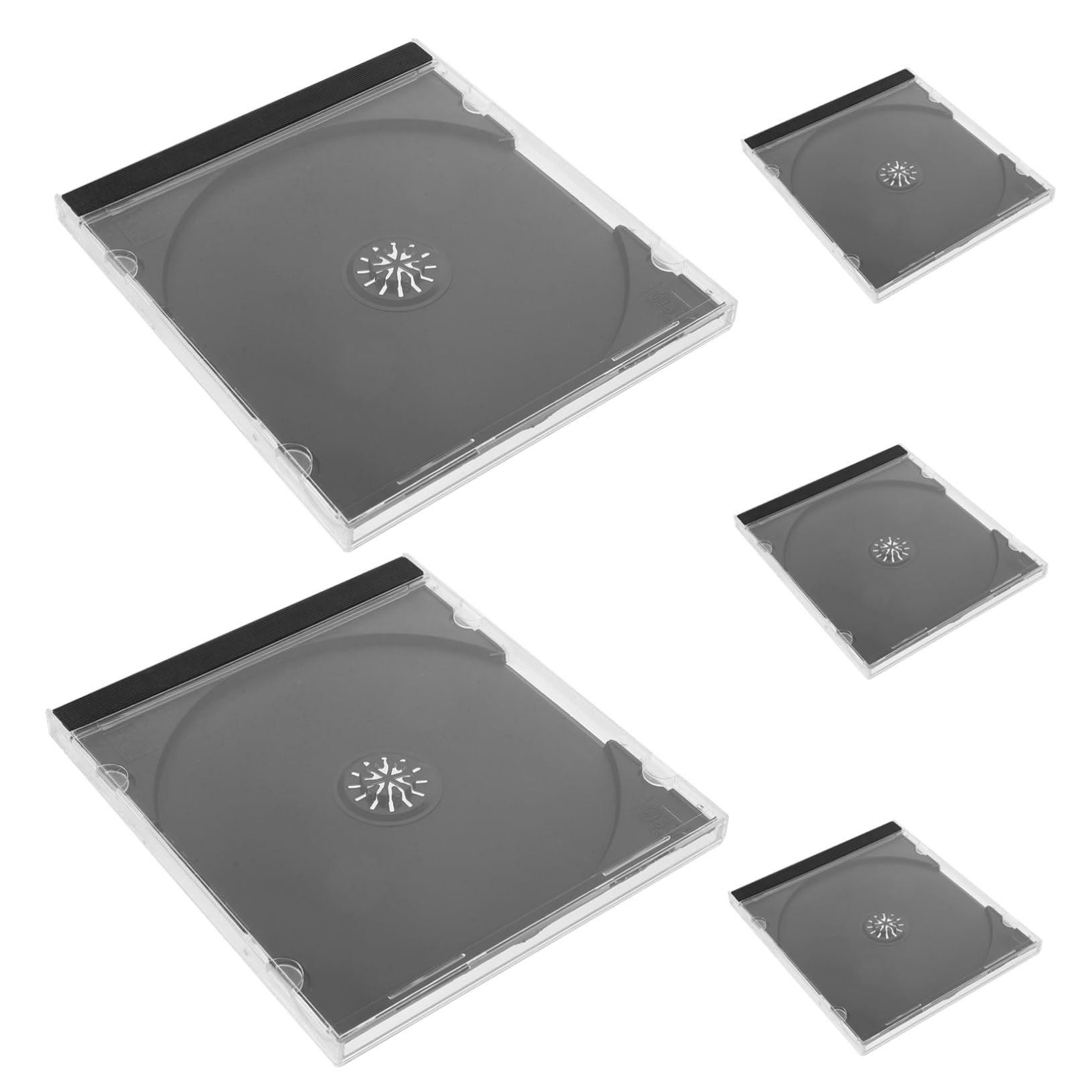 BESTOYARD 25pezzi Custodie Per Cd e Dvd Trasparenti Porta Dischi Pratico Organizzatore Di Archiviazione Per Dischi Protezione Contro Graffi e Collisioni Per Casa e Viaggi