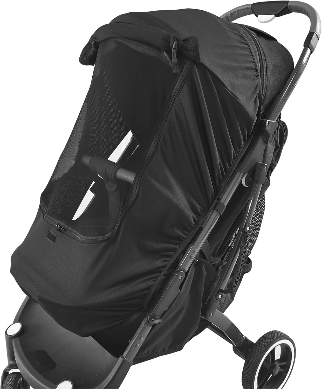 WD&CD Pram Sunshade Sun Cover with Viewing Window for Strollers