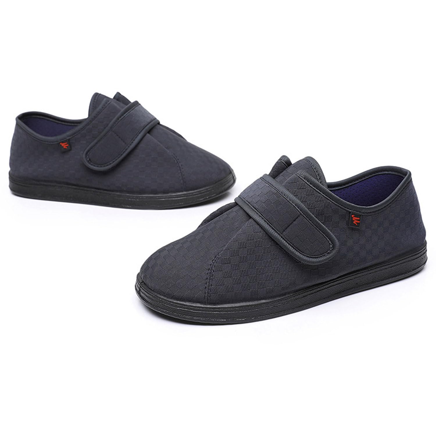 Genérico Cálidos Zapatos para Diabéticos Hombre mujer Invierno Forro de Peluche Ancho Zapatillas Antideslizantes Ortopédicas 37-47 EU