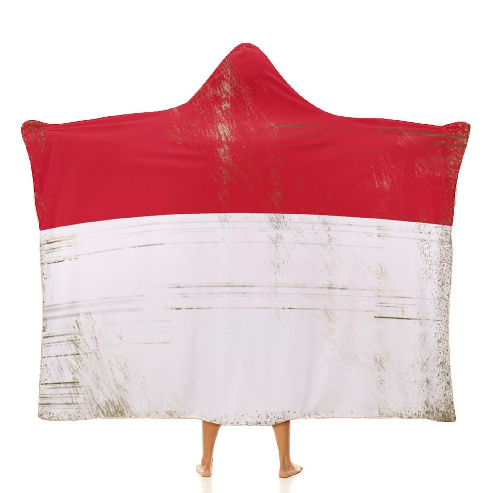 Couverture à capuche Monaco vintage, idée cadeau originale pour homme et femme