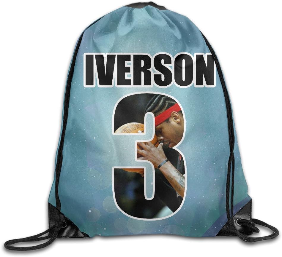 ZOENA Allen Ezail Iverson Durable Drawstring Pack Travel Valise Bag