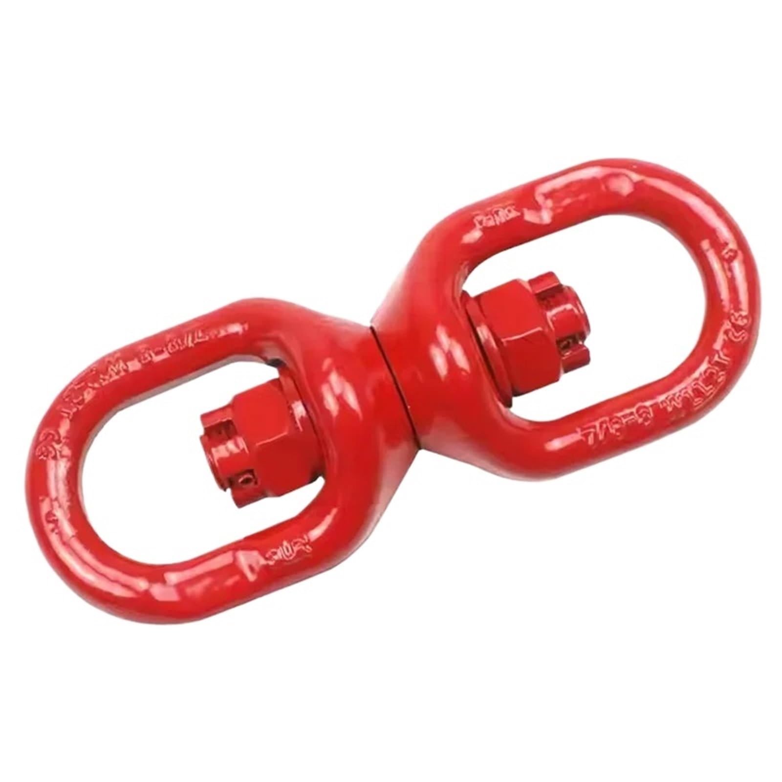 Anneau pivotant de levage de grue à Double oeil 80, anneau rotatif symétrique universel en acier allié forgé, 1 pièce(8T)