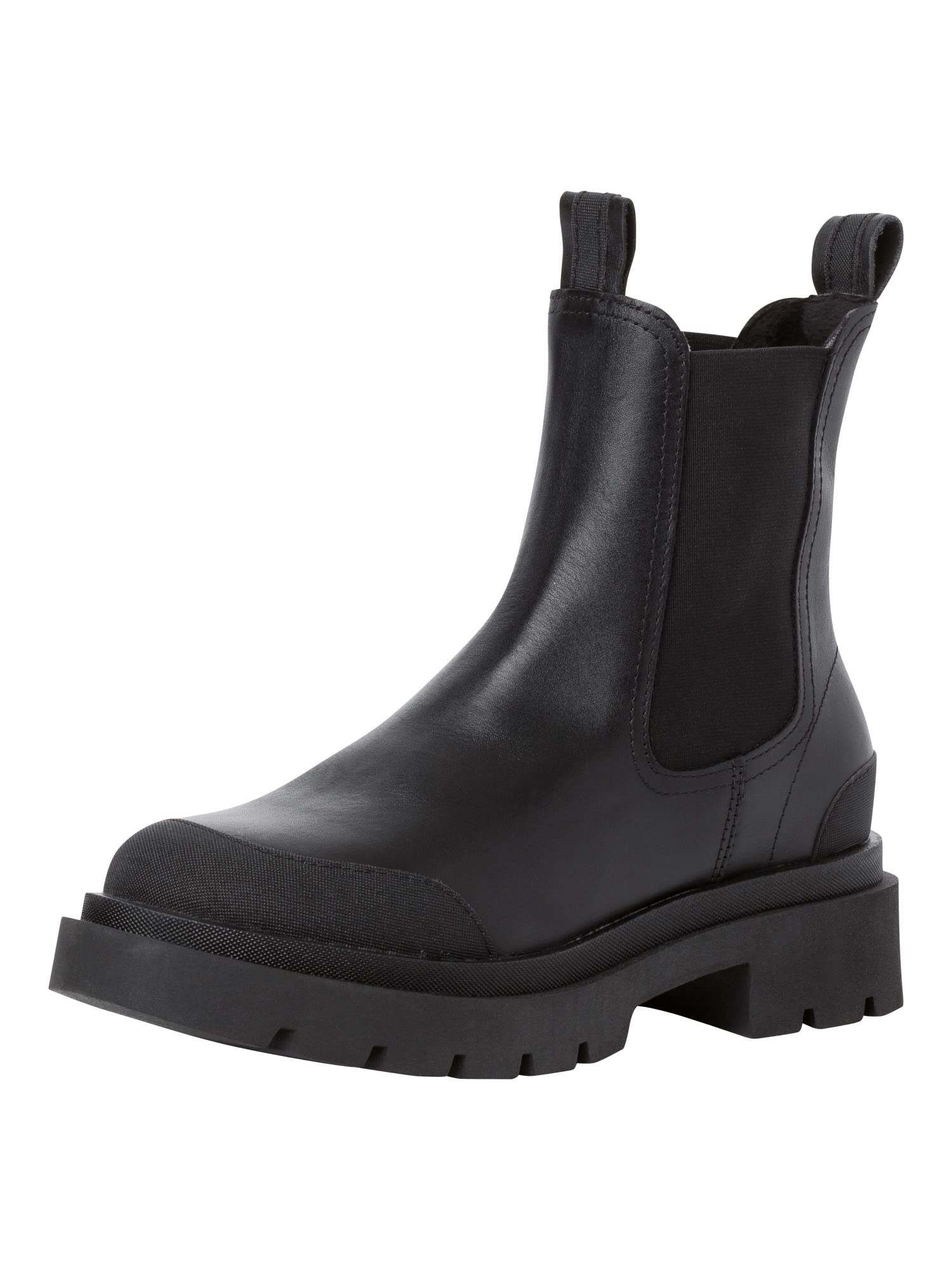 Tamaris 1-1-25941-39 Women's Trainers Fashion Boot, Black (Black Leather), 5 UK