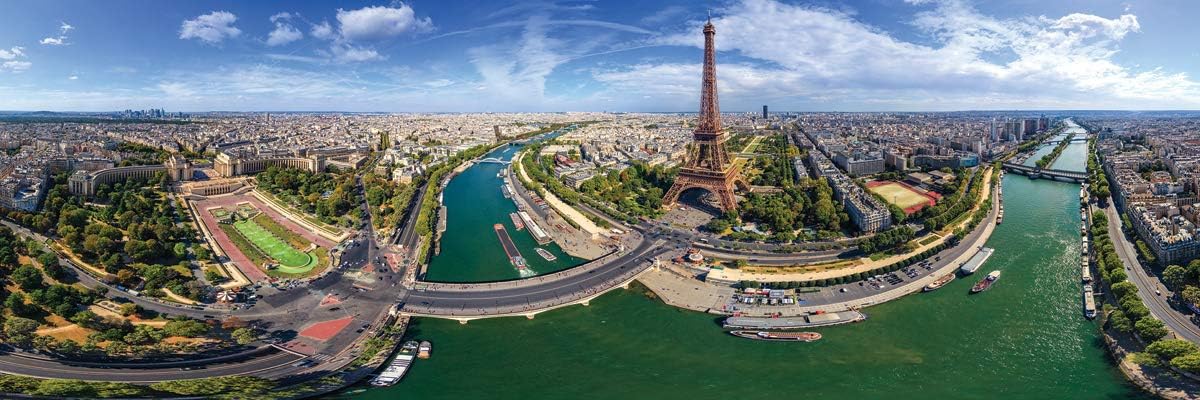 EuroGraphics (EURHR Paris France 1000Piece Puzzle (Panorama) 1000Piece Jigsaw Puzzle