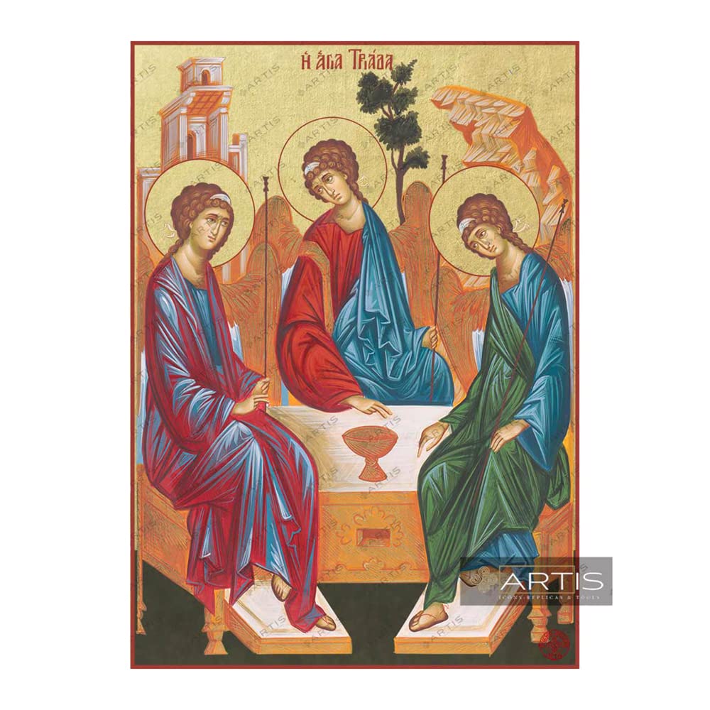 Artis Premium Replicas Holy Trinity (Rublev) Greek Orthodox Icon (14 x 19 cm)