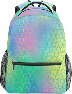 Mochila escolar para meninos e meninas borboletas libélulas estudante bolsa de ombro livro para meninos menina leve durável médio ensino médio ensino médio bolsa de viagem caminhada acampamento mochila, Multicolorido, One Size, Clássico