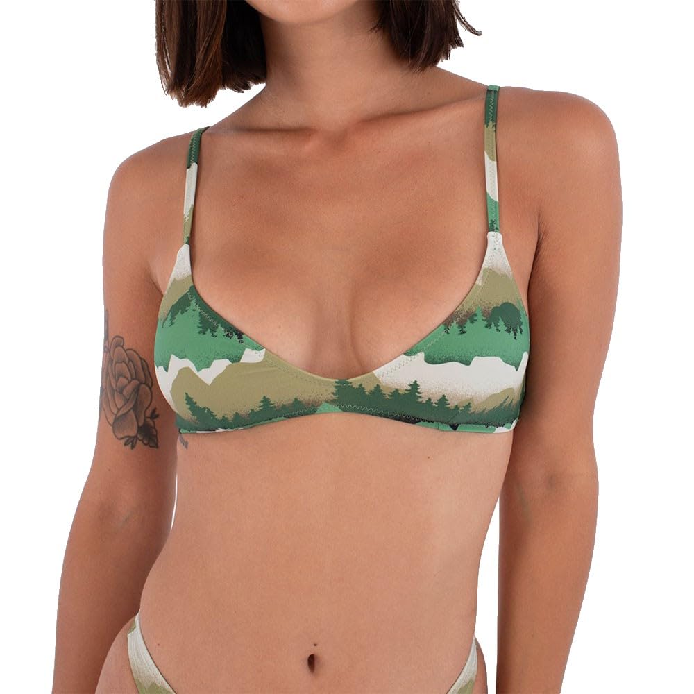 Hurley Womens Swimwear Bikini Top, Riverdale, M EU
