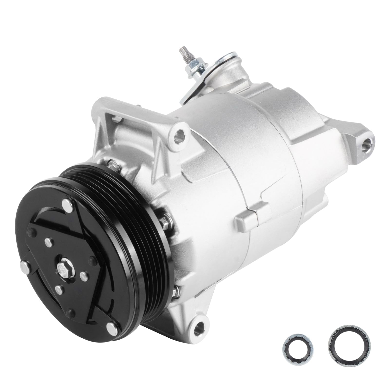 AC Compressor with Clutch for Chevrolet Cavalier 2.2L 2002-2005, Cobalt 2006-2010, HHR 2006-2010, for Pontiac G5 2007, G6 2007-2010, Pursuit 2005 2006