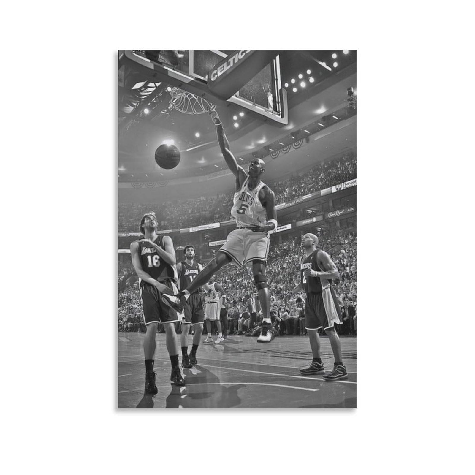 ASUIU Kevin Garnett Canvas Poster Artworks Picture Print Poster Wall Art Painting Canvas Decor Home Posters 20x30inch(50x75cm)