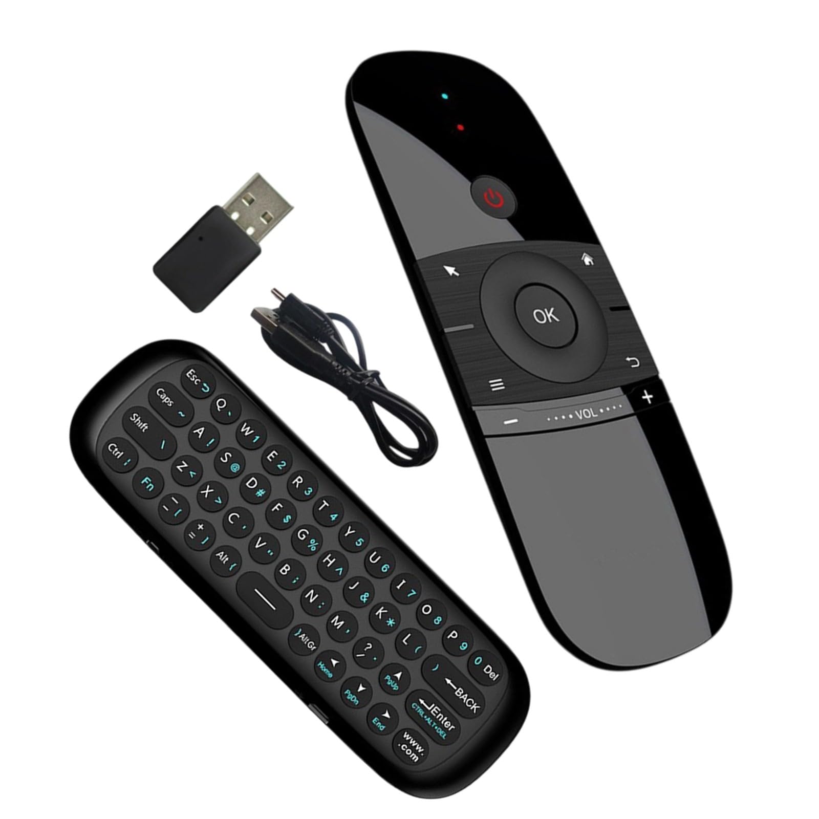 Clavier ergonomique 2.4 GHz programmable pour HDTV et streaming