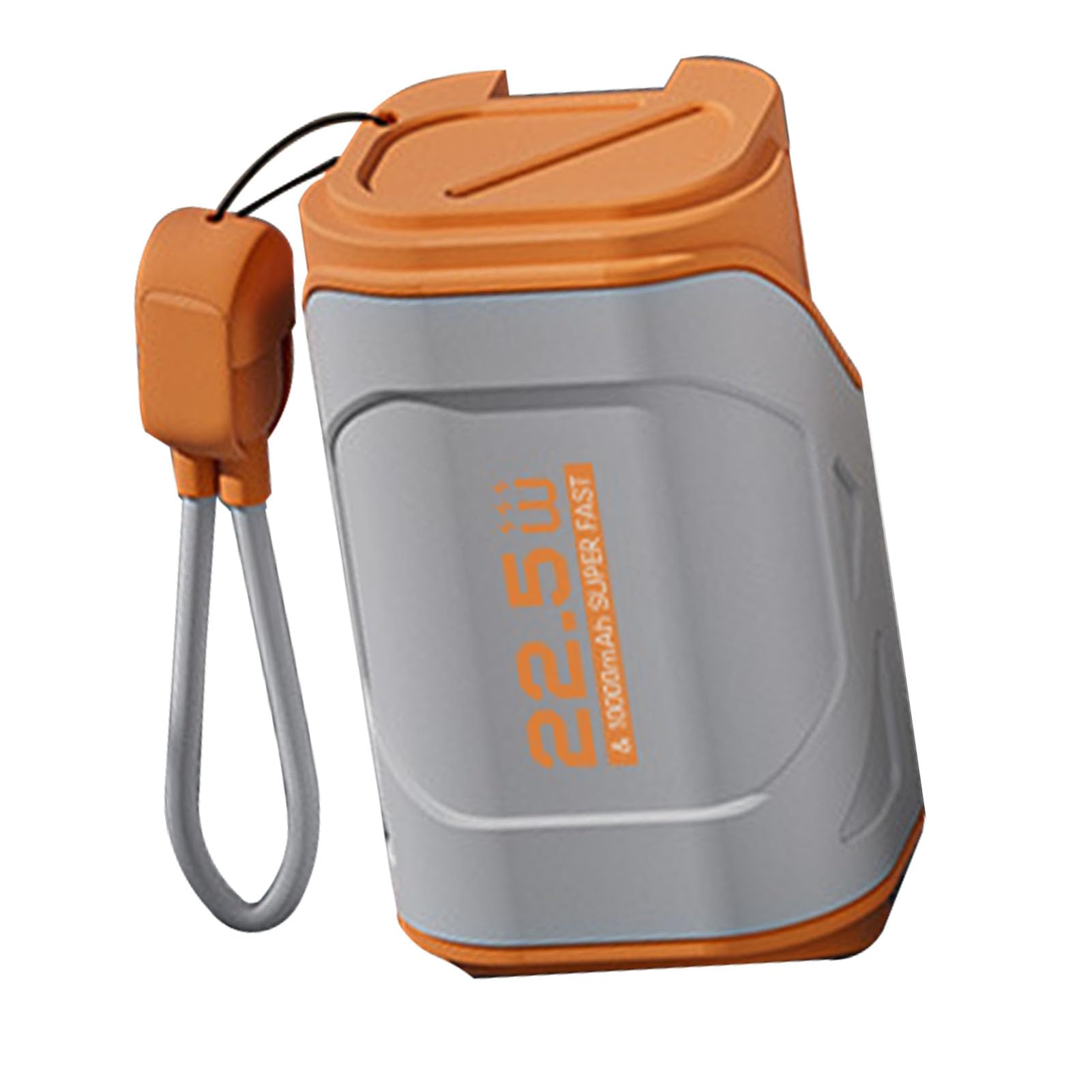 SIXRUN Caricatore Portatile USB C con Presa a Muro 10000 MAh Caricatore Portatile a Ricarica Rapida, Ideale per Viaggiatori e Utenti in Movimento, Soluzione di Ricarica Sicura e Affidabile (GRAY)