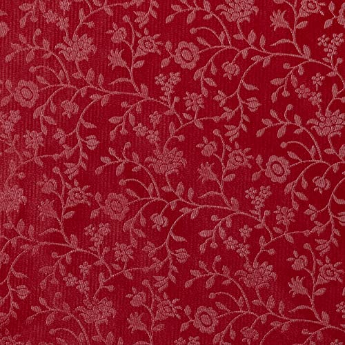Home Direct Nappe en Toile cirée rectangulaire en PVC gaufré Facile à Nettoyer 140x200 cm Rouge