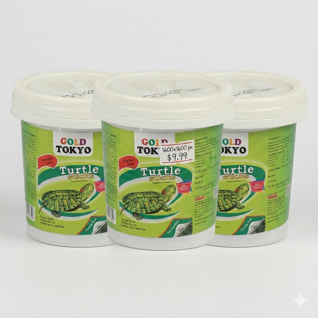 Tokyo Turtle Food 50g Pack of 3 – Nutritious Daily Food for Pet Turtles (Total 150g)-image-15