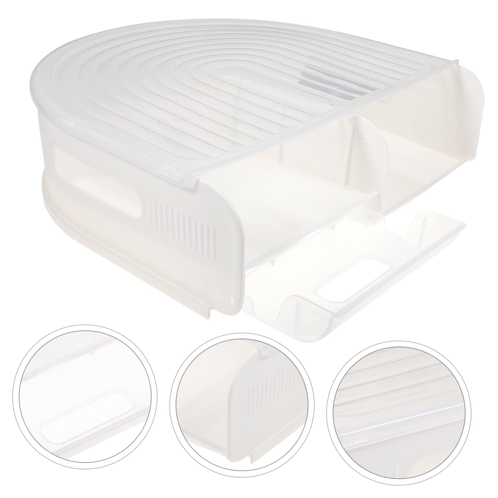 Healeved Organizador De Huevos Para Refrigerador Huevera Transparente y Apilable Accesorio De Cocina Para Almacenamiento De Huevos Reutilizable Diseño Inclinado Para Fácil Acceso