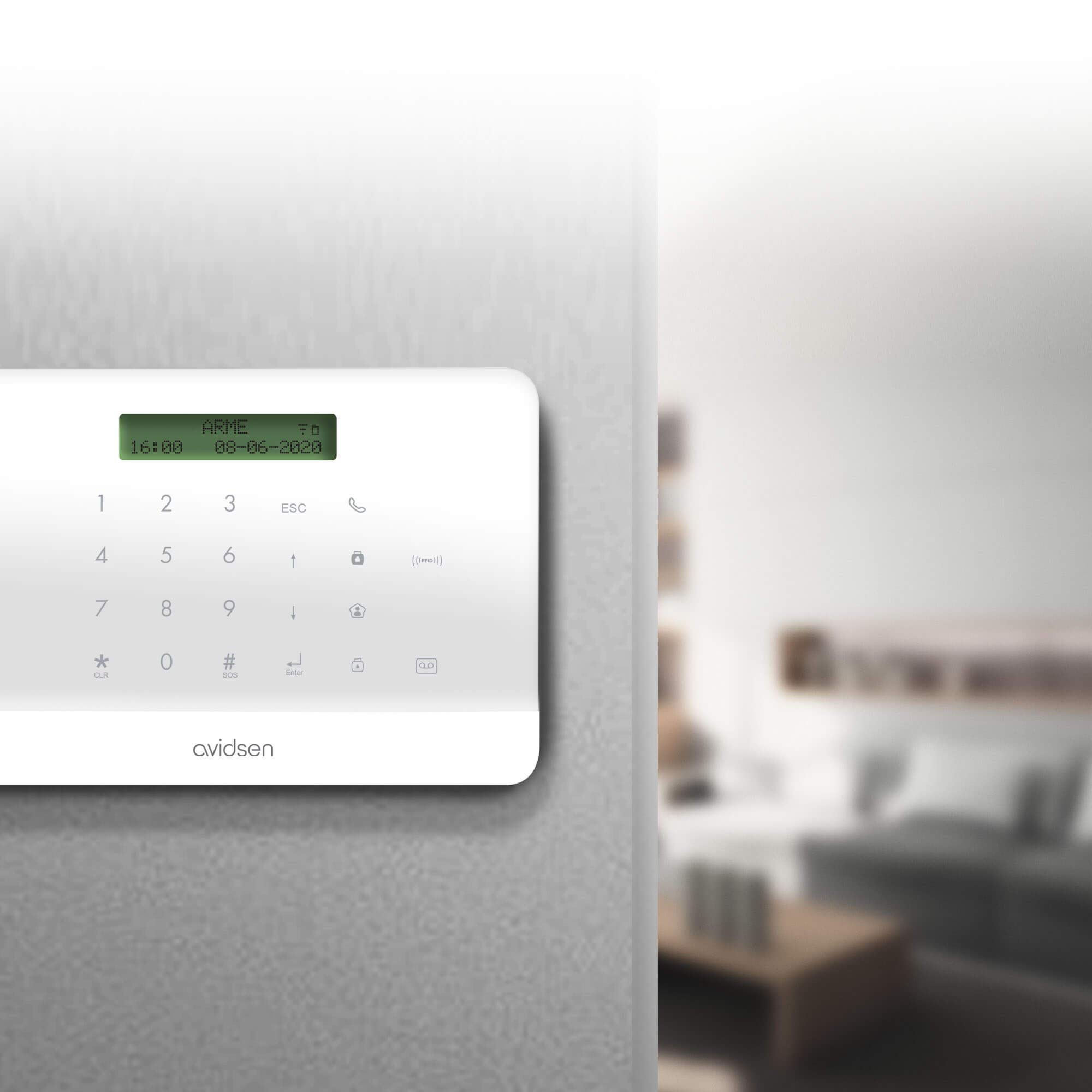 Avidsen - Kit de Protection Alarme connectée sans Fil détecteurs Mouvement/Ouverture HomeSecure - Avidsen - 127055