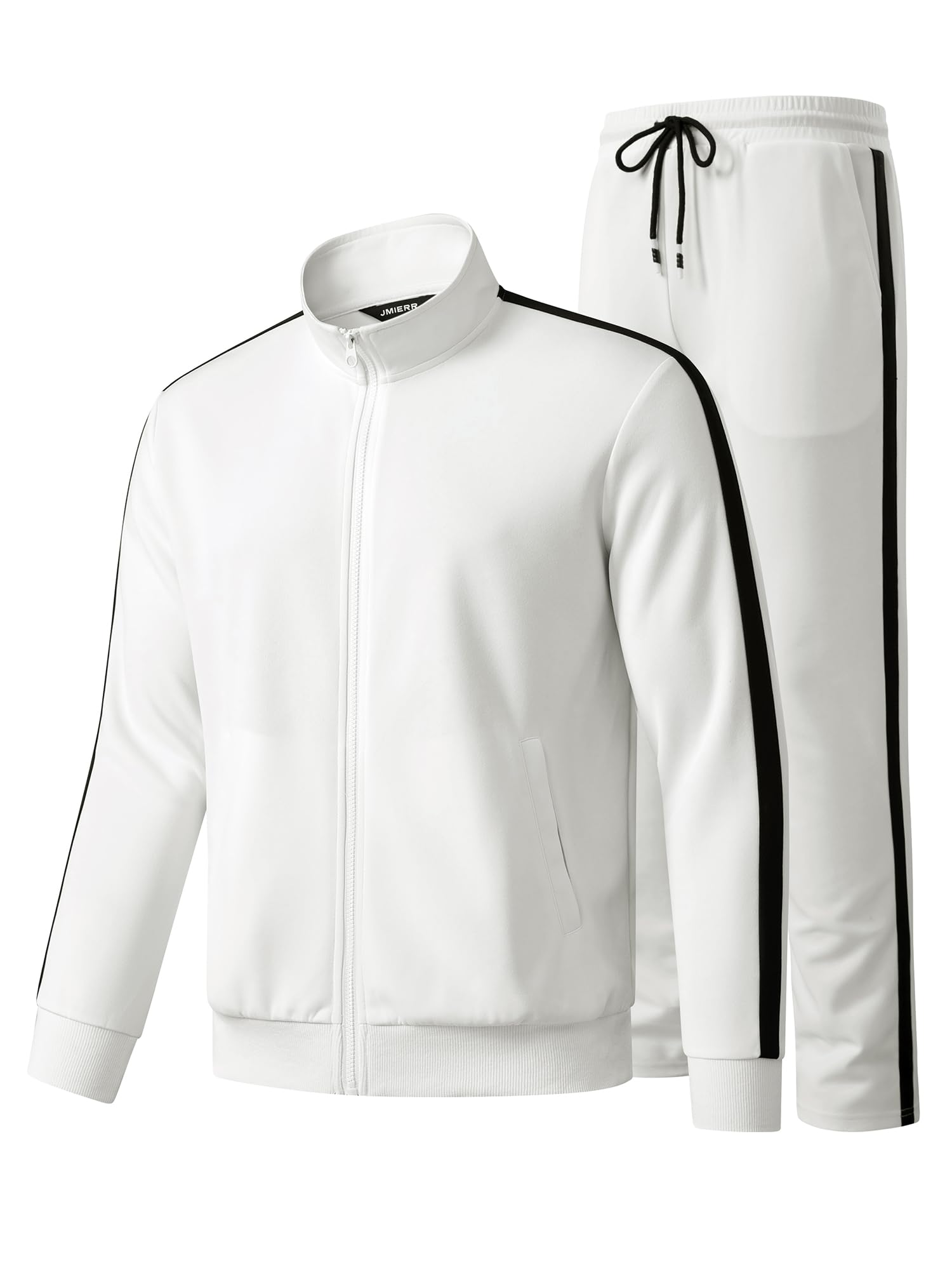 Men's Tracksuits 2 Piece Sweat Suit Full Zip Jacket & Sweatpants