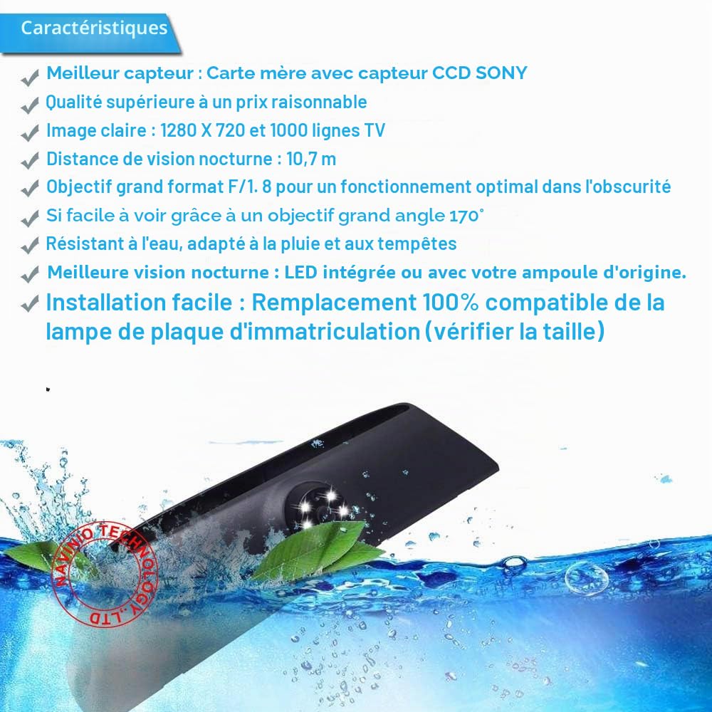 Voiture Troisième monté sur Le Toit Haut caméra Lampe de Frein lumière de Frein Vue arrière Caméra de recul pour Fiat IVECO Daily 4 Gen 2011-2014