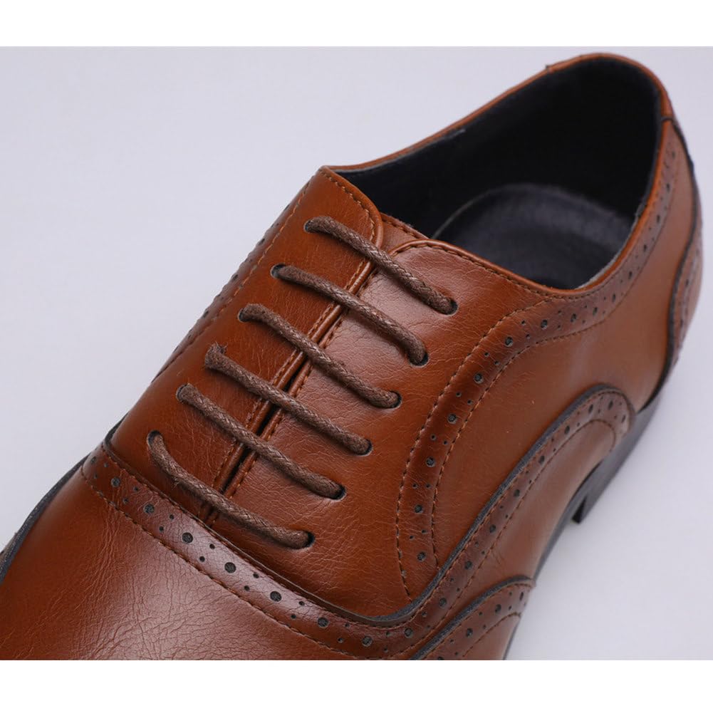 Chaussure Brogue Homme Ville Habillées Formelles Affaires À Lacets Derbys Oxford pour Costume Mariage