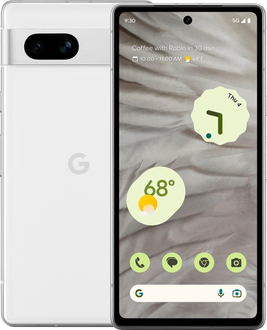 Pixel 7a 5G (Snow, 8GB RAM, 128GB Storage)