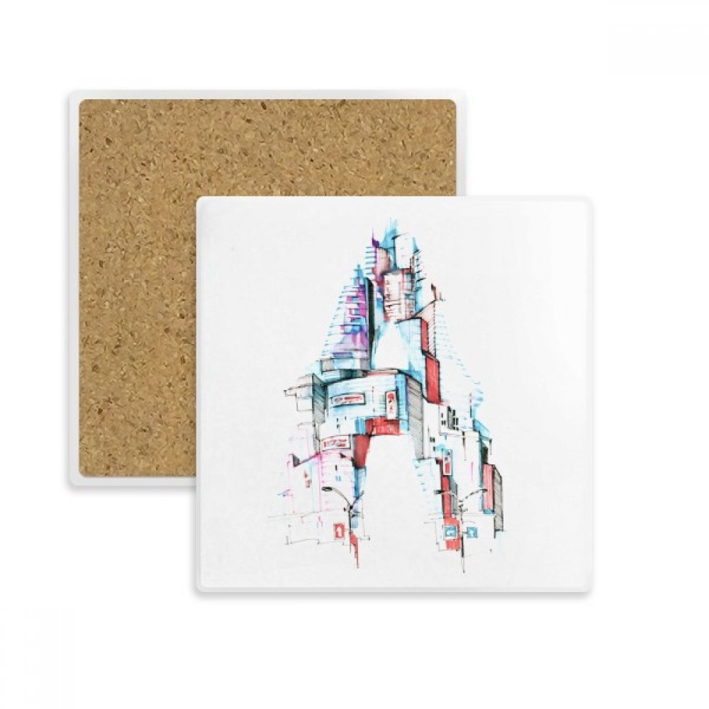 Coupe du coaster aquarelle en pierre pour sublimer vos pauses café