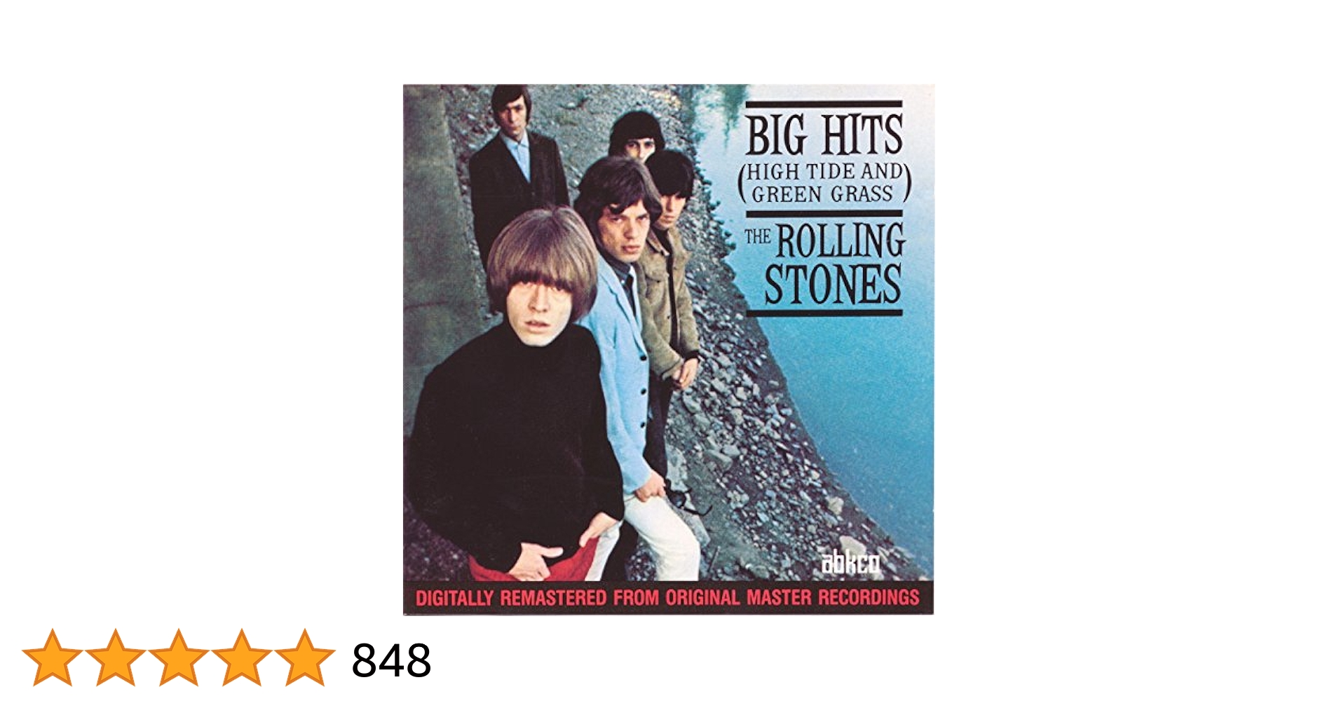 UK盤/The Rolling Stones big hits The Rolling Stones – Big Hits (High Tide And Green Grass