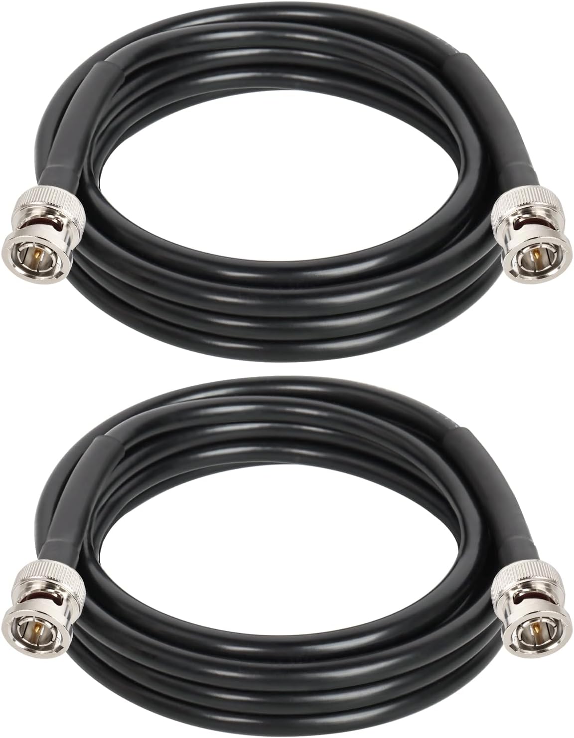XRDS -RF 12G SDI Cable 6FT 2PCS, SDI Video Cables 3G/6G/12G 75ohm BNC Male Cable Supports HD-SDI/3G/6G-SDI/4K/8K for Video Security Camera SDI Converter