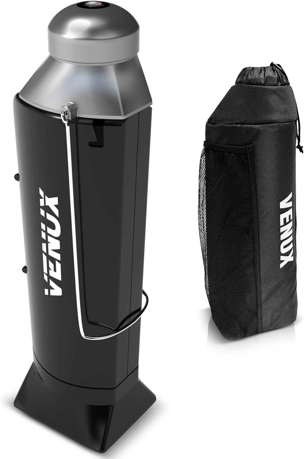 VENUX Portable Solar Water Heater Kettle - Sun Powered Flask for Camping, Hunting & Home Use - Boils Water for Safe Drinking Emergency Use Eco-Friendly Gas/Electricity-Free 16.9 Fl Oz