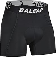 Vista 35 de baleaf Pantalones cortos de ciclismo acolchados 3D para hombre, ropa interior de ciclismo MTB Liner