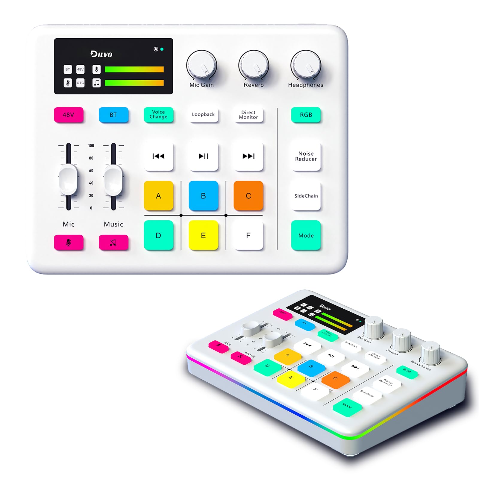 Amazon.co.jp: [DILVO] ゲーミング オーディオ ミキサー オーディオ