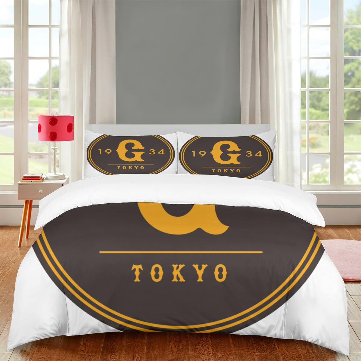 Amazon｜読売ジャイアンツ 布団カバー3点セット 洗える シングル