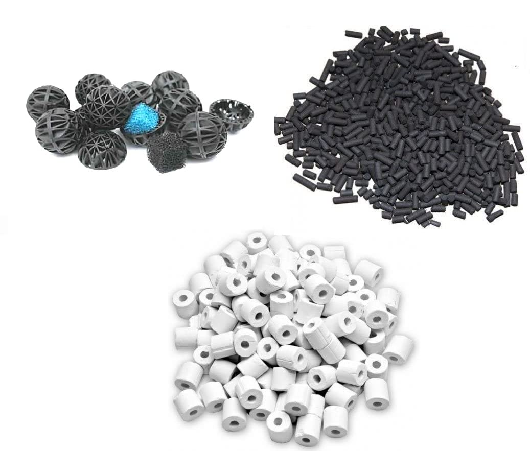 See full amazon price history chart for AquaNature Filter Media Combo Activated Carbon+Ceramic Ring+ 46mm Bio Balls with Sponge for Fresh & Saltwater Aquarium (250g Carbon+Ceramic Ring Each & 12Pcs Bioballs) AquaNature Filter Media Combo Activated Carbon+Ceramic Ring+ 46mm Bio Balls with Sponge for Fresh & Saltwater Aquarium (250g Carbon+Ceramic Ring Each & 12Pcs Bioballs) (B0BYJMB379) Amazon Price History, Amazon Price Tracker