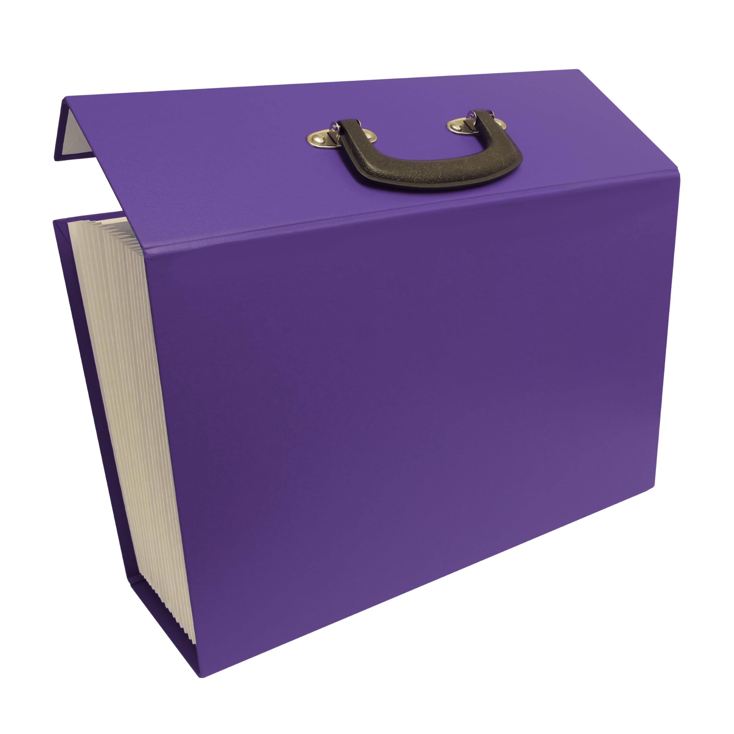 Cathedral Products Cartella portadocumenti espandibile con 21 tasche, colore: viola