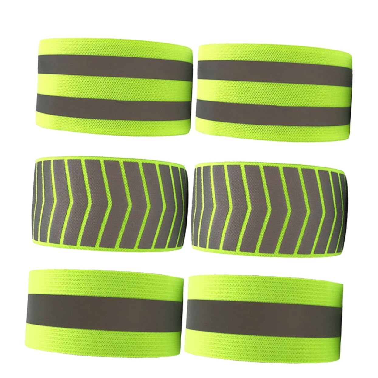 Sosoport 18pezzi Braccialetti Riflettenti Fluorescenti per per attività Notturne e Escursionismo Elasticizzati e Visibili per e
